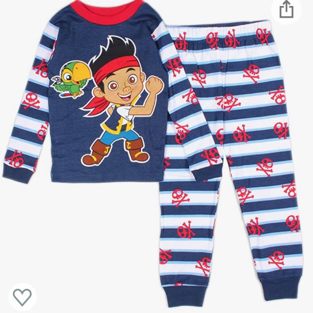 Disney Boys Jake The Pirate Pajama Set